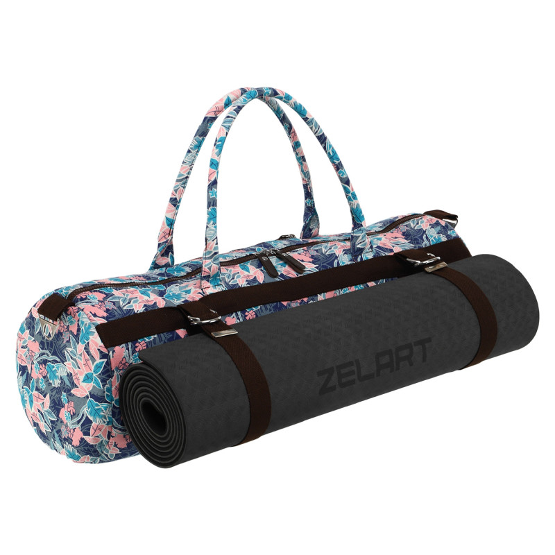Сумка для йоги KINDFOLK Yoga bag SP-Sport FI-6969-5 рожевий-блакитний