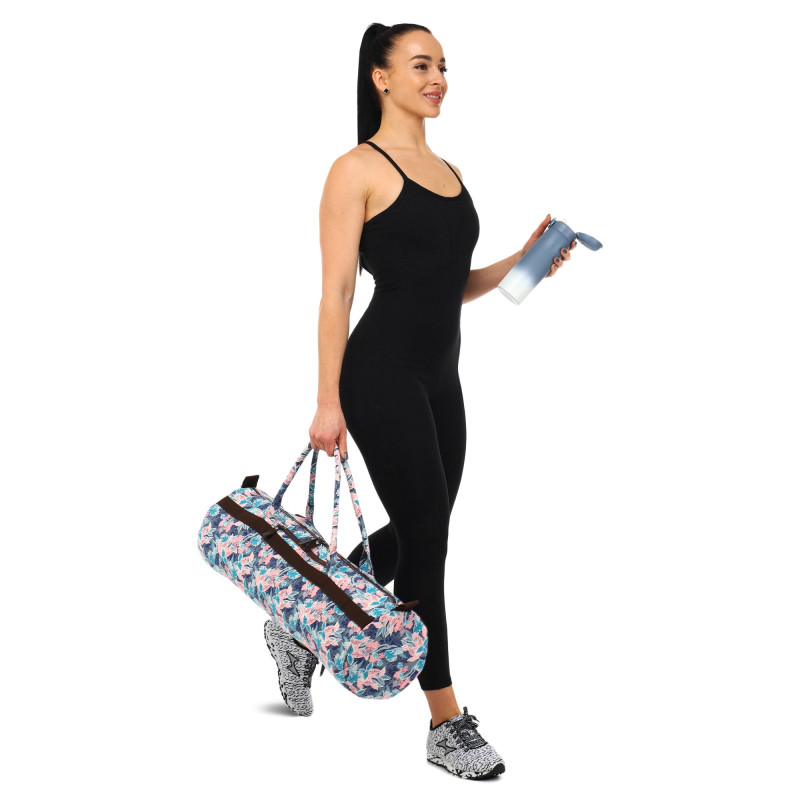 Сумка для йоги KINDFOLK Yoga bag SP-Sport FI-6969-5 рожевий-блакитний