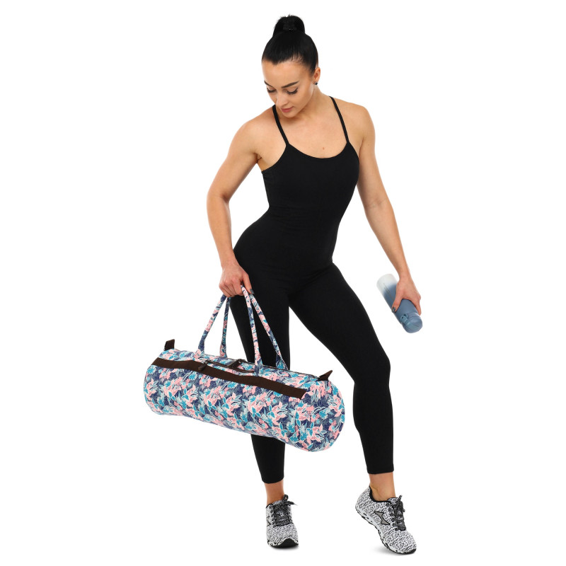 Сумка для йоги KINDFOLK Yoga bag SP-Sport FI-6969-5 рожевий-блакитний