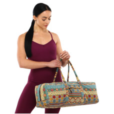 Сумка для йоги FODOKO Yoga bag SP-Sport FI-6970-3 бежевий-блакитний