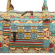 Сумка для йоги FODOKO Yoga bag SP-Sport FI-6970-3 бежевий-блакитний