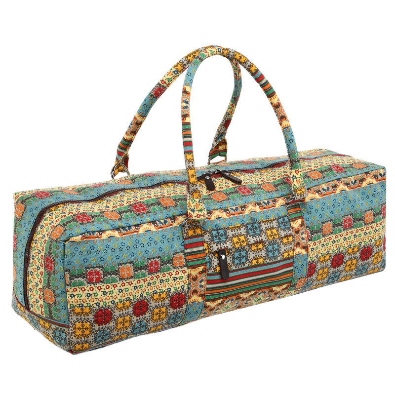 Сумка для йоги FODOKO Yoga bag SP-Sport FI-6970-3 бежевий-блакитний