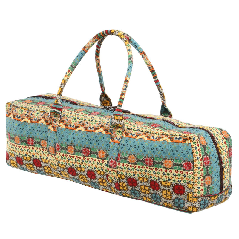 Сумка для йоги FODOKO Yoga bag SP-Sport FI-6970-3 бежевий-блакитний