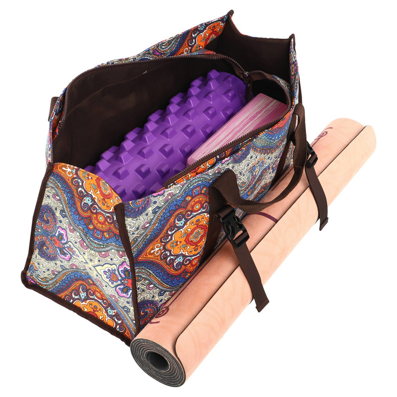 Сумка для йоги SP-Sport DoYourYoga Yoga bag FI-6971-1 сірий-помаранчевий