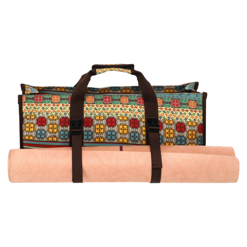 Сумка для йоги SP-Sport DoYourYoga Yoga bag FI-6971-3 бежевий-блакитний
