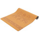 Килимок для йоги Пробковий каучуковий двошаровий Yoga mat Record FI-7156-1 183x61мx0.4cм з принтом Марш Слонів коричневий