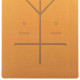 Килимок для йоги Пробковий каучуковий двошаровий Yoga mat Record FI-7156-10 183x61мx0.4cм коричневий