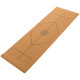 Килимок для йоги Пробковий каучуковий двошаровий Yoga mat Record FI-7156-10 183x61мx0.4cм коричневий