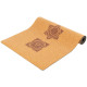Килимок для йоги Пробковий каучуковий двошаровий Yoga mat Record FI-7156-2 183x61мx0.4cм з принтом Чакри коричневий