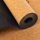 Килимок для йоги Пробковий каучуковий двошаровий Yoga mat Record FI-7156-2 183x61мx0.4cм з принтом Чакри коричневий