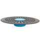 Диск балансувальний балансборд з регулюванням висоти BALANCE BOARD SP-Planeta FI-7214 41см чорний-блакитний