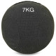 М'яч набивний медичний для кросфіту в кевларовій оболонці WALL BALL Zelart FI-7224-7 7кг чорний