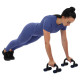 Упори для віджимань 2штуки CIMA FI-7427 PUSH-UP BAR 21x14x12см черный-синий