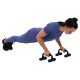 Упори для віджимань 2штуки CIMA FI-7427 PUSH-UP BAR 21x14x12см черный-синий