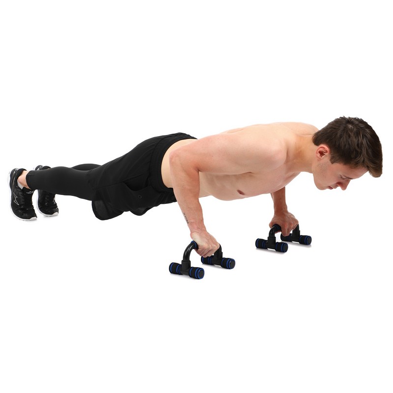 Упори для віджимань 2штуки CIMA FI-7427 PUSH-UP BAR 21x14x12см черный-синий