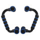 Упори для віджимань 2штуки CIMA FI-7427 PUSH-UP BAR 21x14x12см черный-синий