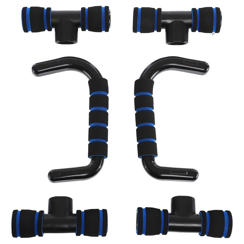 Упори для віджимань 2штуки CIMA FI-7427 PUSH-UP BAR 21x14x12см черный-синий