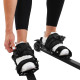 Лижеролери підліткові конькові з кріпленням та палицями в комплекті Dryland SP-Sport FI-7450 чорний
