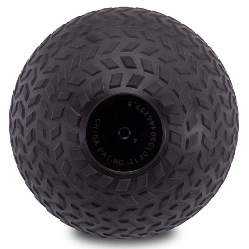 Слэмбол мяч набивной для кроссфита и фитнеса Slam Ball Zelart FI-7474-10 10кг чорний
