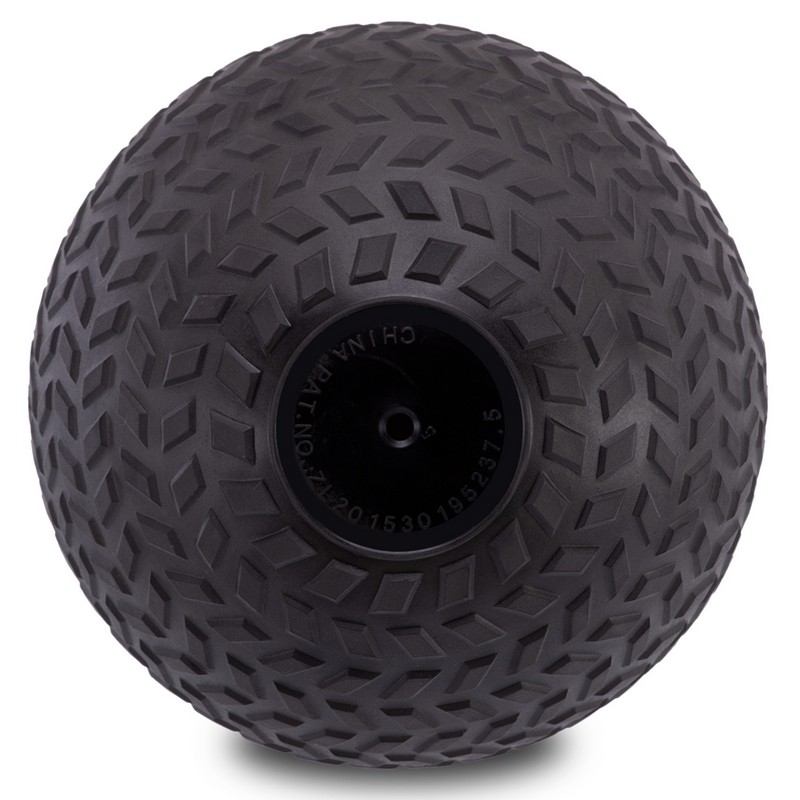 Слэмбол мяч набивной для кроссфита и фитнеса Slam Ball Zelart FI-7474-3 3кг чорний