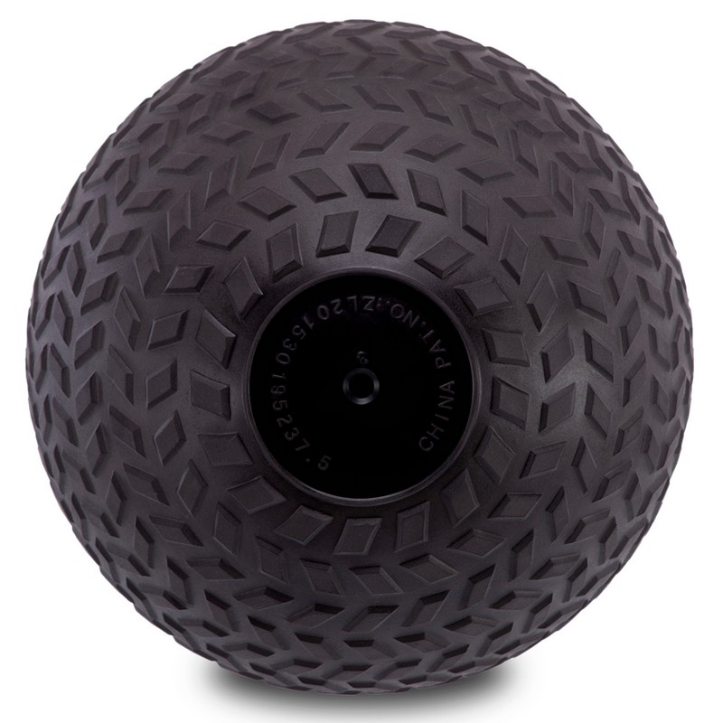 Слэмбол мяч набивной для кроссфита и фитнеса Slam Ball Zelart FI-7474-7 7кг чорний