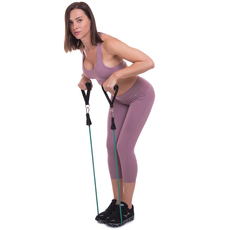 Еспандер багатофункціональний для фітнесу 5 джгутів Resistance Band SP-Sport FI-801 у чохлі різнокольоровий