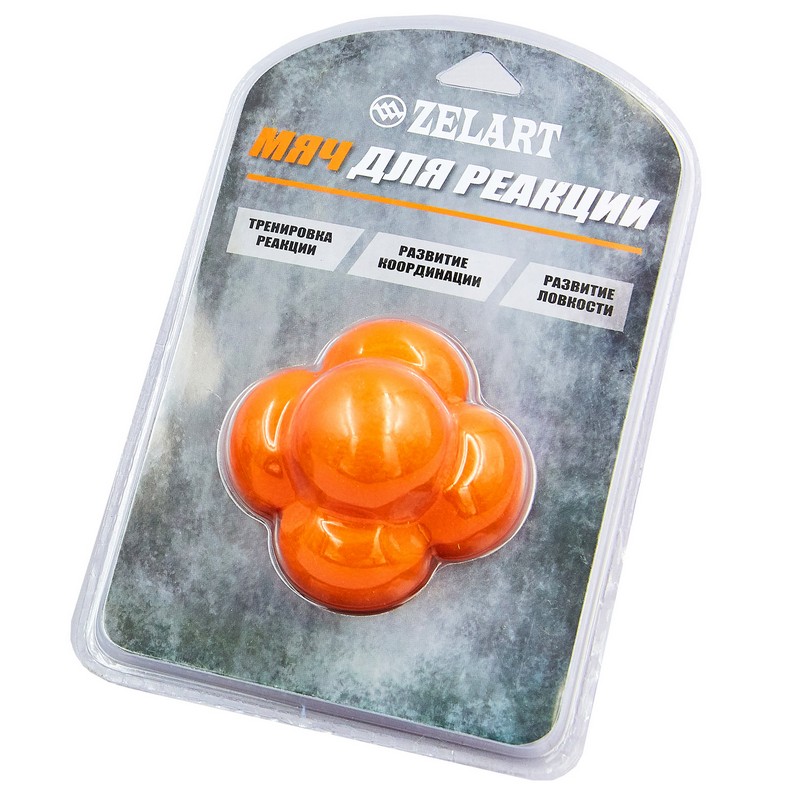 М'яч для тренування реакції REACTION BALL Zelart FI-8235 диаметр-6,5см кольори в асортименті