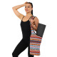 Сумка для йоги через плечо KINDFOLK Yoga bag SP-Sport FI-8364-1 помаранчевий-блакитний