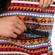 Сумка для йоги через плечо KINDFOLK Yoga bag SP-Sport FI-8364-1 помаранчевий-блакитний