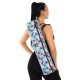 Сумка-чохол для йога килимка KINDFOLK Yoga bag SP-Sport FI-8365-2 рожевий-блакитний