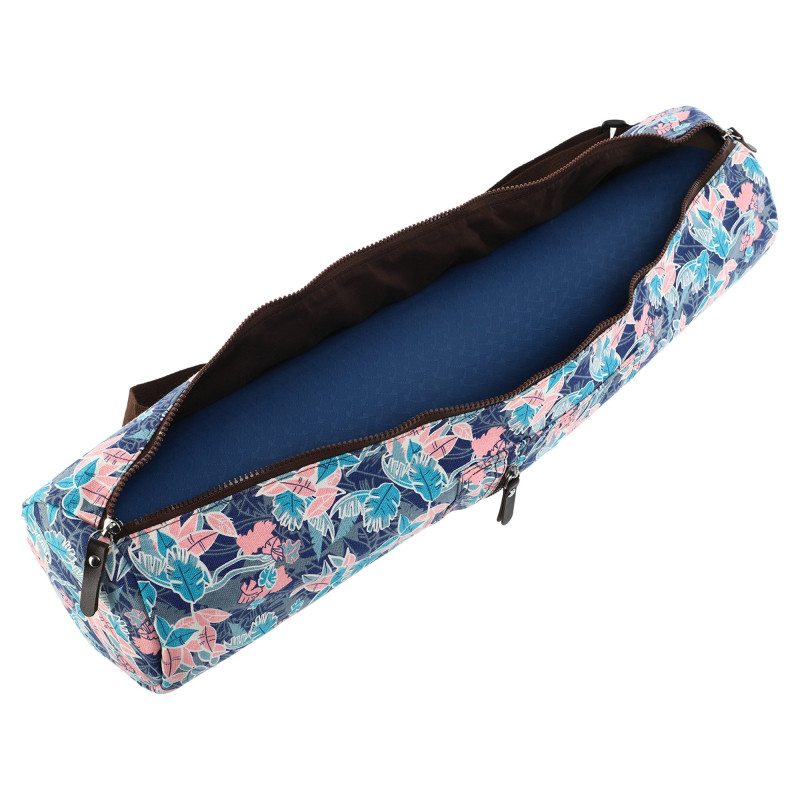 Сумка-чохол для йога килимка KINDFOLK Yoga bag SP-Sport FI-8365-2 рожевий-блакитний