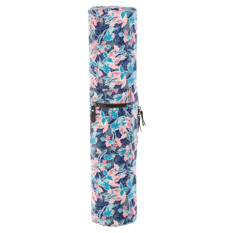 Сумка-чохол для йога килимка KINDFOLK Yoga bag SP-Sport FI-8365-2 рожевий-блакитний