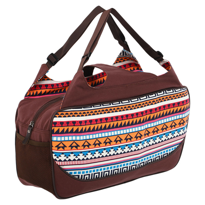 Сумка для йоги KINDFOLK Yoga bag SP-Sport FI-8366-1 помаранчевий-блакитний
