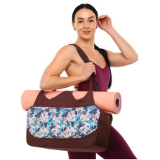 Сумка для йоги KINDFOLK Yoga bag SP-Sport FI-8366-2 рожевий-блакитний