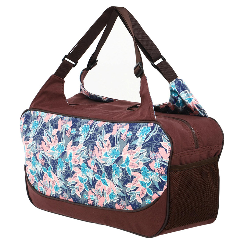 Сумка для йоги KINDFOLK Yoga bag SP-Sport FI-8366-2 рожевий-блакитний