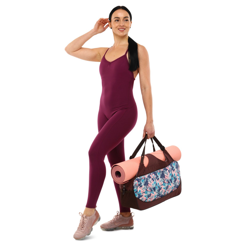 Сумка для йоги KINDFOLK Yoga bag SP-Sport FI-8366-2 рожевий-блакитний