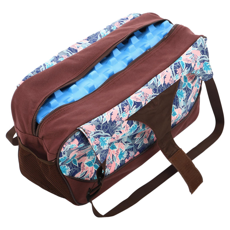 Сумка для йоги KINDFOLK Yoga bag SP-Sport FI-8366-2 рожевий-блакитний