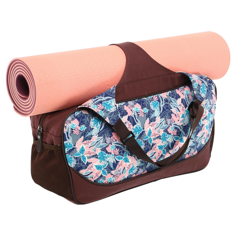 Сумка для йоги KINDFOLK Yoga bag SP-Sport FI-8366-2 рожевий-блакитний