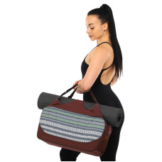 Сумка для йоги KINDFOLK Yoga bag SP-Sport FI-8366-3 сірий-синій