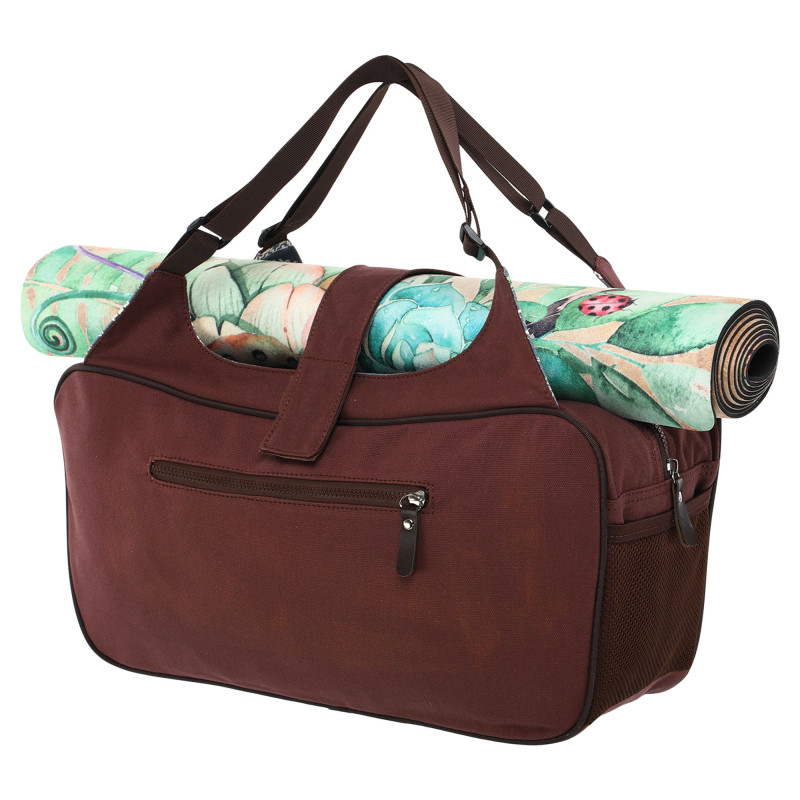 Сумка для йоги KINDFOLK Yoga bag SP-Sport FI-8366-3 сірий-синій