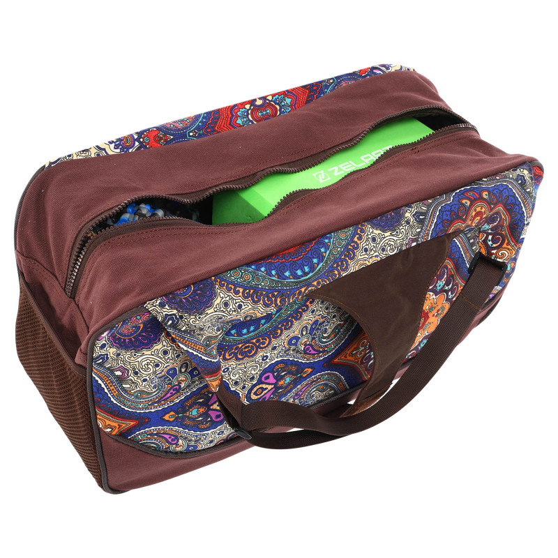 Сумка для йоги KINDFOLK Yoga bag SP-Sport FI-8366-4 темно-синій-фіолетовий