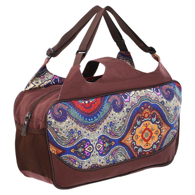 Сумка для йоги KINDFOLK Yoga bag SP-Sport FI-8366-4 темно-синій-фіолетовий