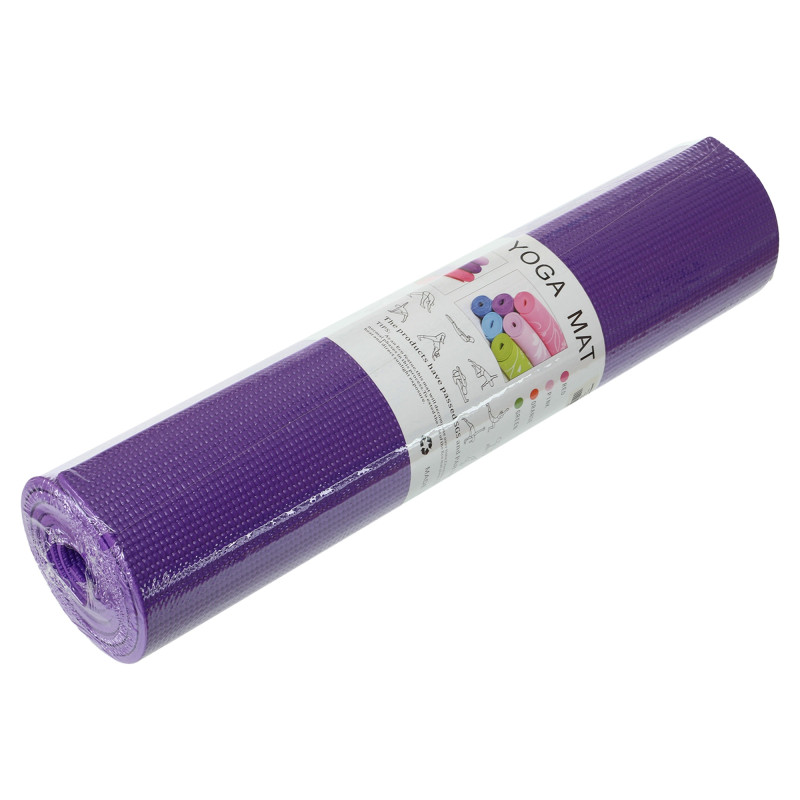 Килимок для фітнесу та спорту PVC SP-Sport FI-8725 173x61x0,8см кольори в асортименті