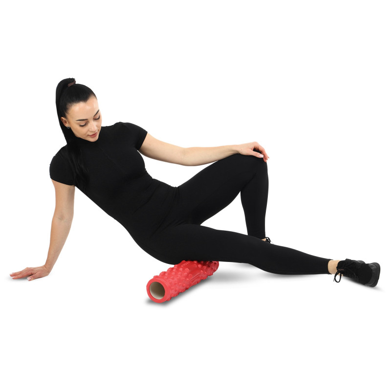 Ролер масажний циліндр (ролик мфр) 45см Grid Spine Roller SP-Sport FI-9388 кольори в асортименті