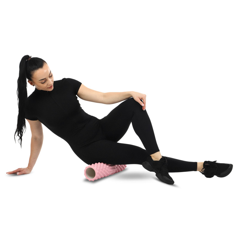 Ролер масажний циліндр (ролик мфр) 45см Grid Spine Roller SP-Sport FI-9389 кольори в асортименті
