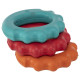 Еспандер кистьовий кільце з формою для пальців SP-Planeta FI-9571 навантаження 30кг кольори в асортименті