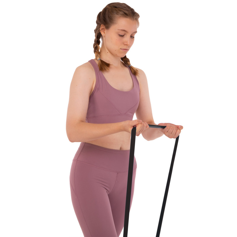 Гума петля для підтягувань та тренувань стрічка силова SP-Sport Fitness LINE FI-9584-6 120-175кг чорний
