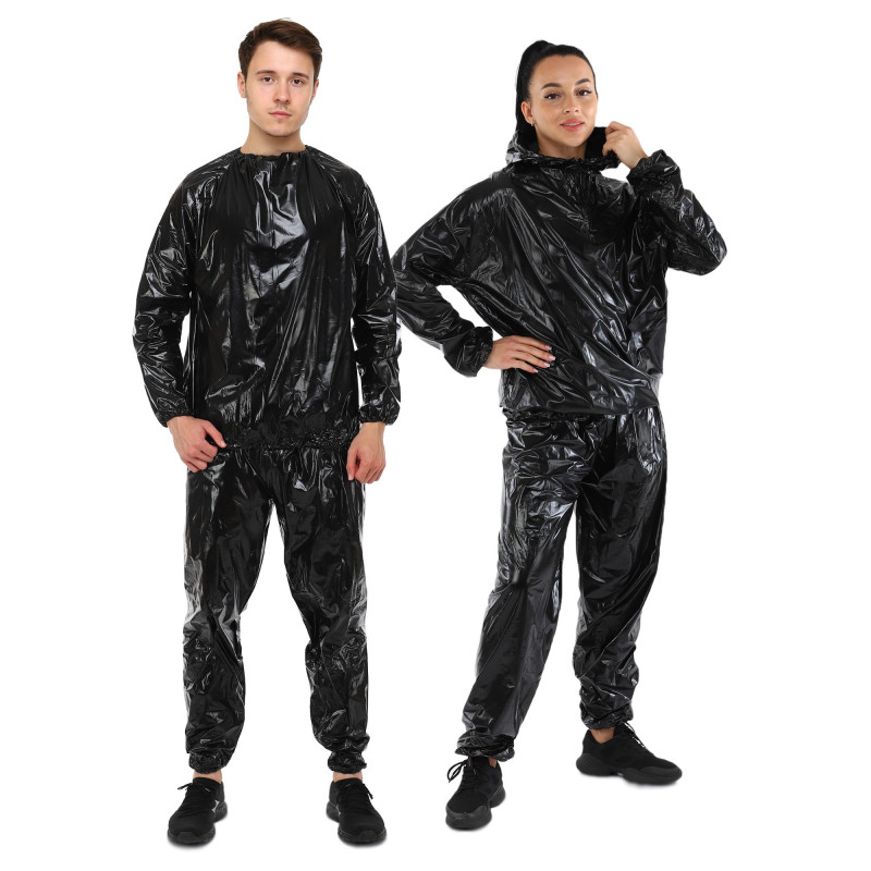 Костюм-сауна для схуднення SAUNA SUIT ZELART розмір 2XL/50-54 FI-9653 чорний