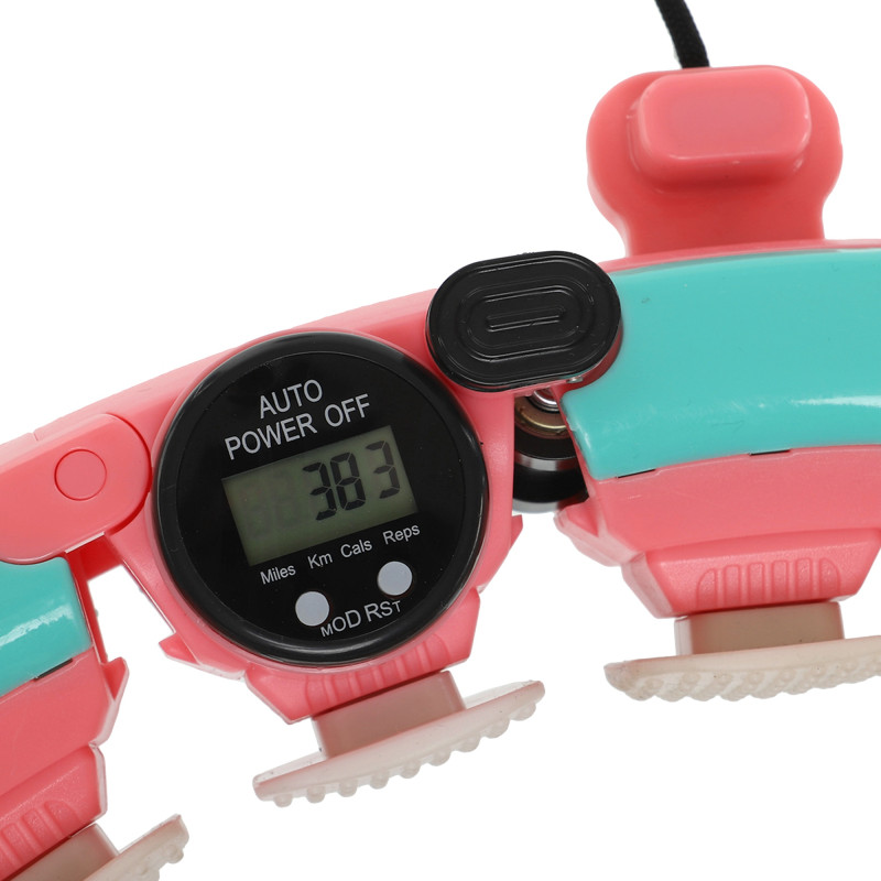 Обруч для схуднення регульований масажний з обтяжувачем Smart Hula Hoop Zelart FI-9659 бірюзовий-рожевий
