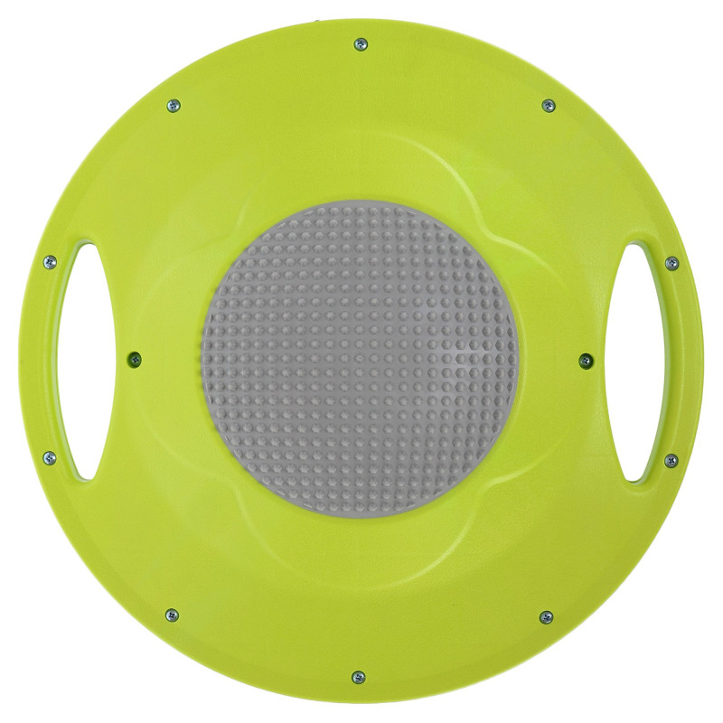 Диск балансувальний балансборд BALANCE BOARD Zelart FI-9664 42х9см салатовий-сірий